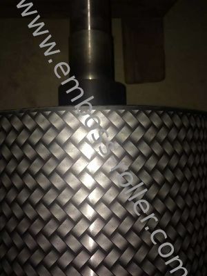 Lasergravierter Embossing Roller für Leder und gepresstes Gewebe